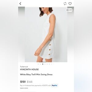 Hyacinth House Bitsy Twill Swing Dress